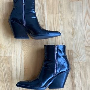 Women’s Zara black ankle booties Sz 41 (U.S. 10)